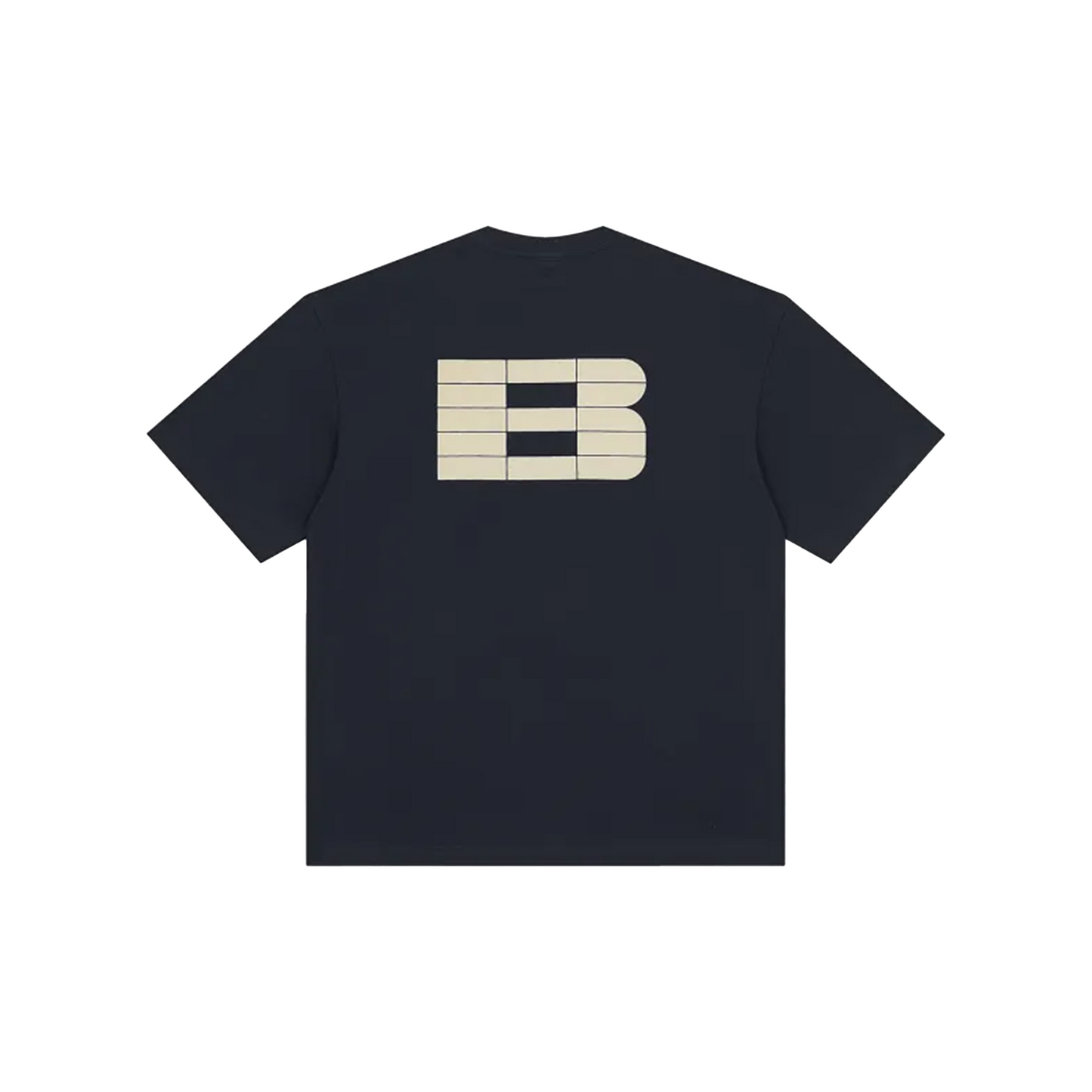BONELESS Foamed Velvet B Shaped S/S Tee Vintage Navy (SS23)