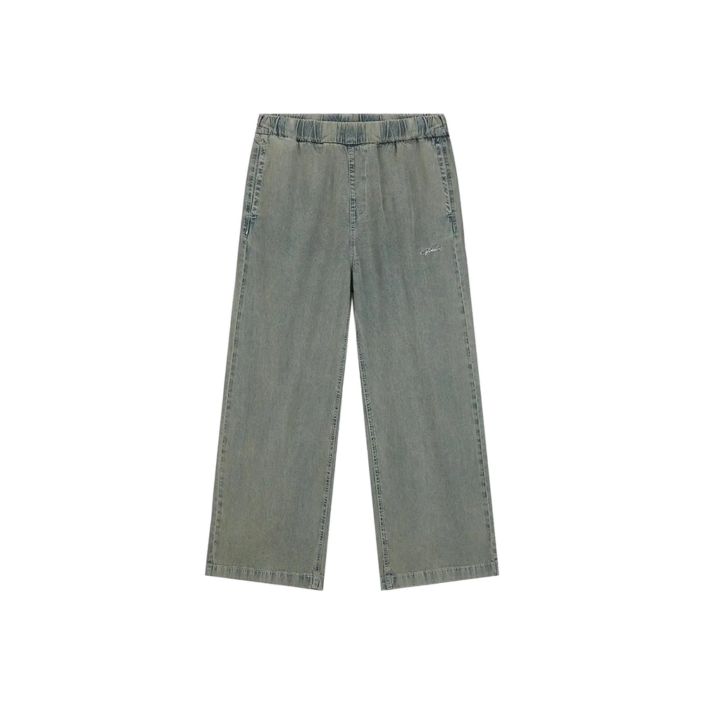 BONELESS Loose Washed Retro Versatile Casual Pants Yellow Mud Blue (SS25)