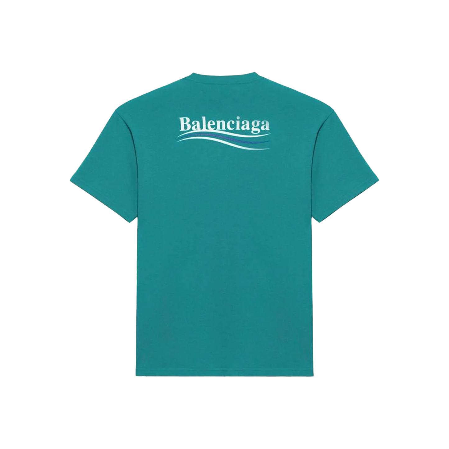 BALENCIAGA Political Campaign Tee Green (SS23)
