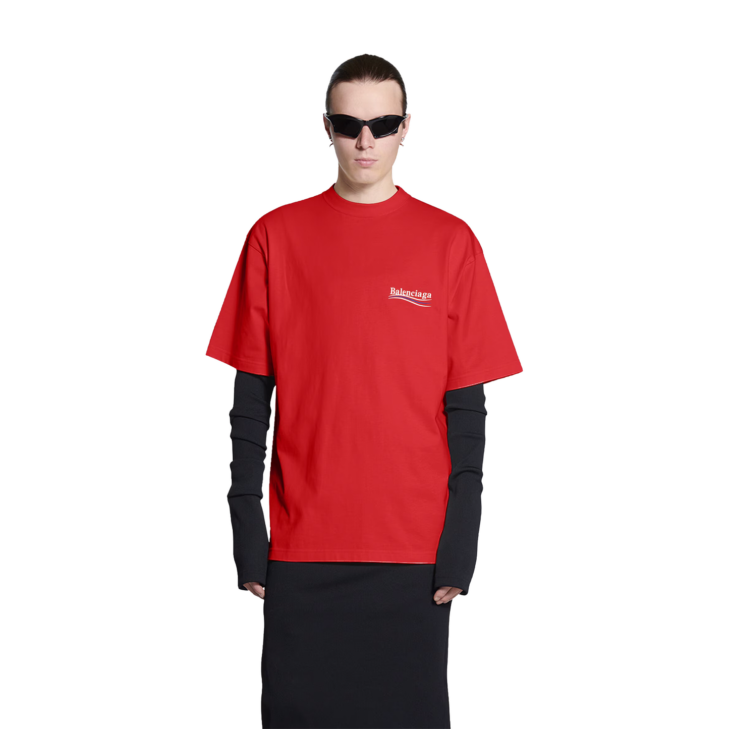 BALENCIAGA Political Campaign Tee Red (SS23)
