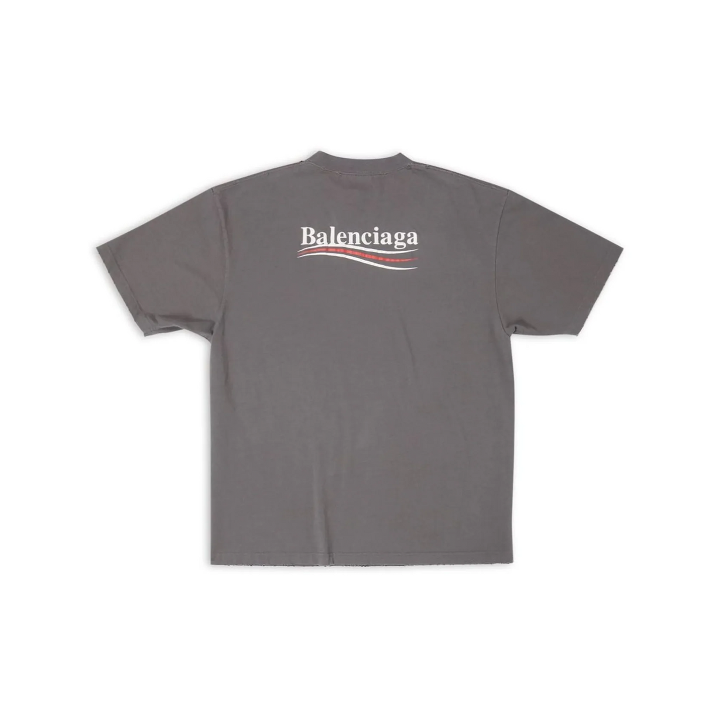 BALENCIAGA Political Campaign Tee Grey (SS23)