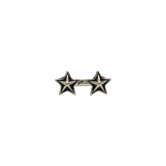 CODY SANDERSON 2 Stars Up Ring Silver (SS25)