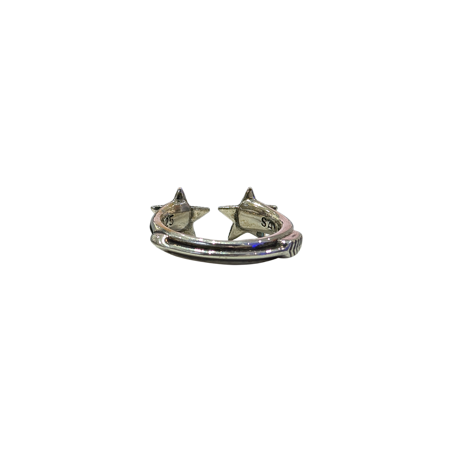 CODY SANDERSON 2 Stars Up Ring Silver (SS25)
