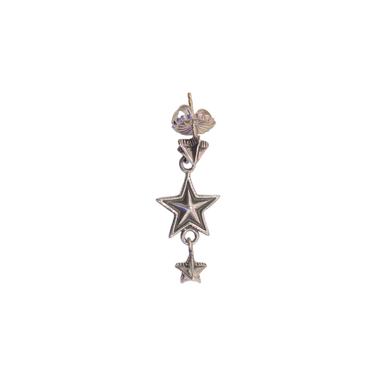 CODY SANDERSON 3 Star Popped Dangling Earring Silver (SS25)
