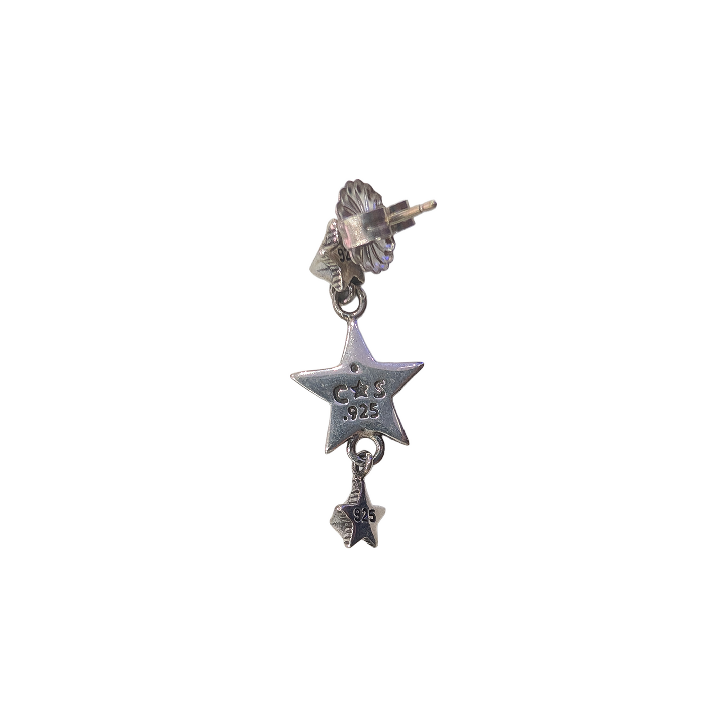 CODY SANDERSON 3 Star Popped Dangling Earring Silver (SS25)