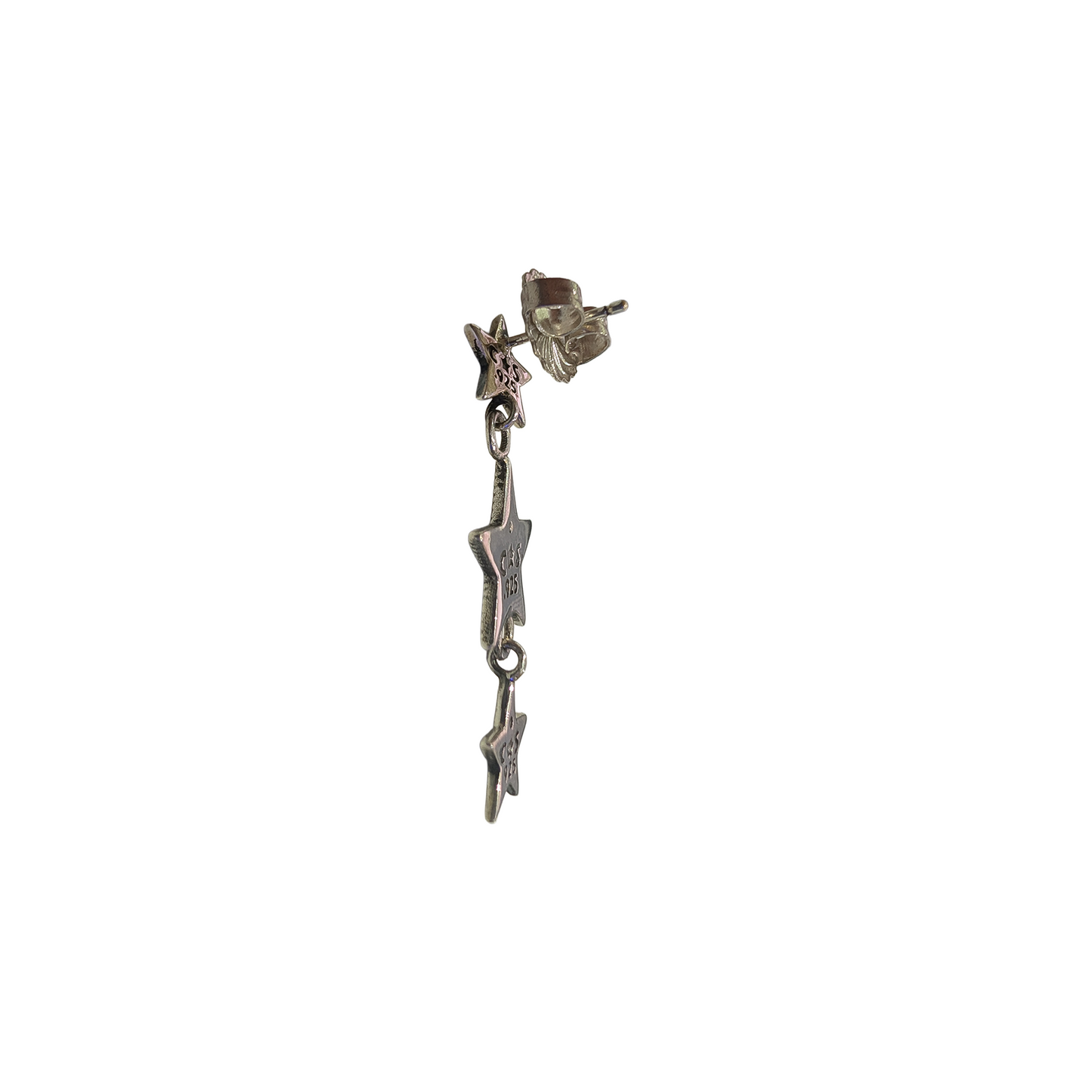 CODY SANDERSON 3 Star Dangling Earring Silver (SS25)