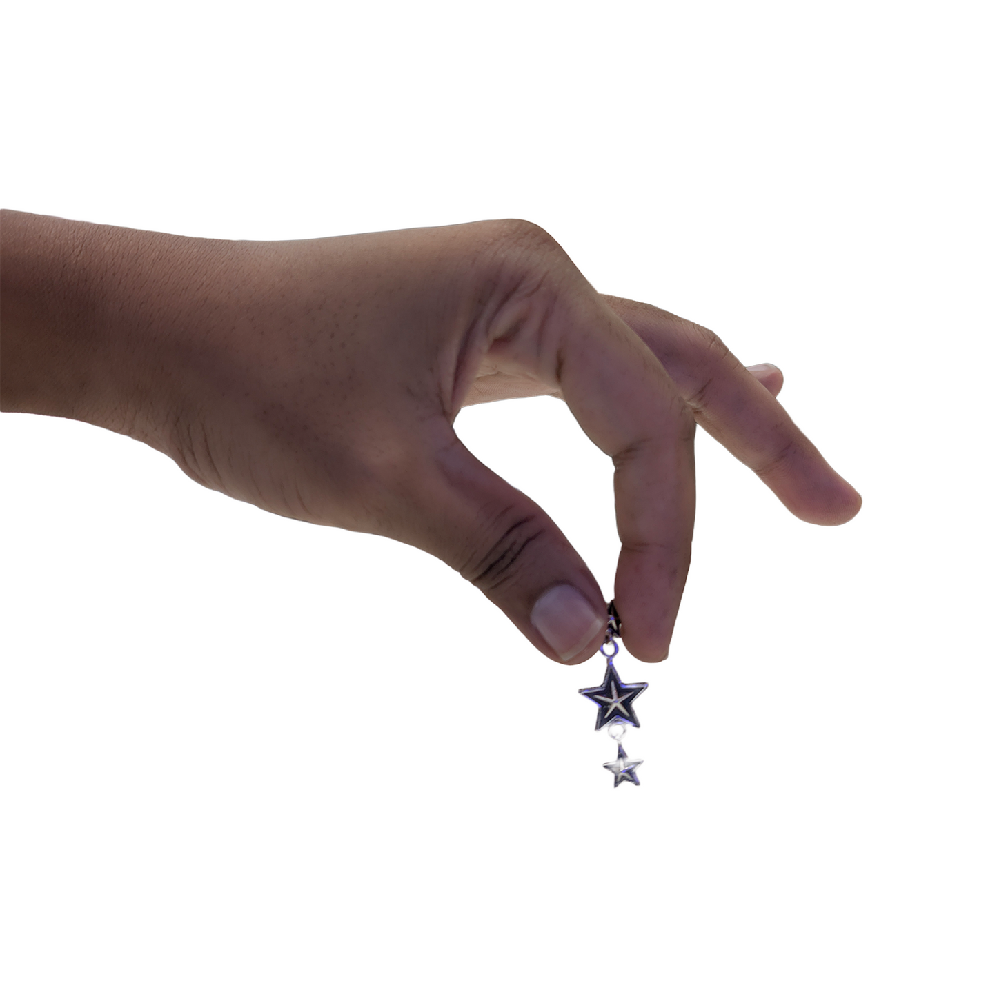 CODY SANDERSON 3 Small Star Dangling Earring Silver (SS25)