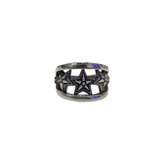 CODY SANDERSON 5 Star In Star Cut Out Ring Silver (SS25)