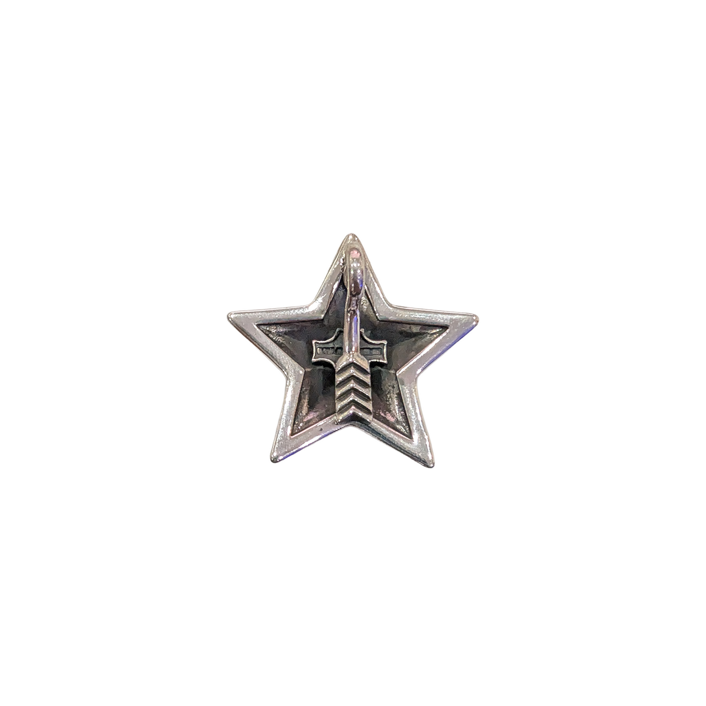 CODY SANDERSON Small Star In Star Pendant Silver (SS25)