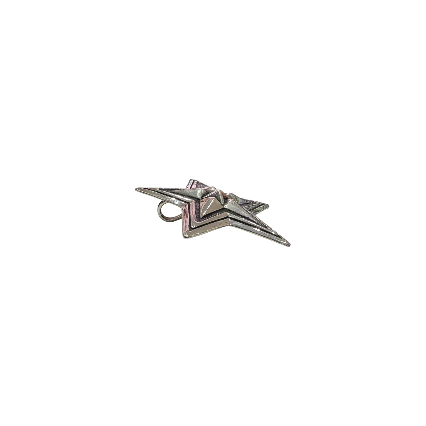 CODY SANDERSON Big Arrow Star In Star Pendant Silver (SS25)