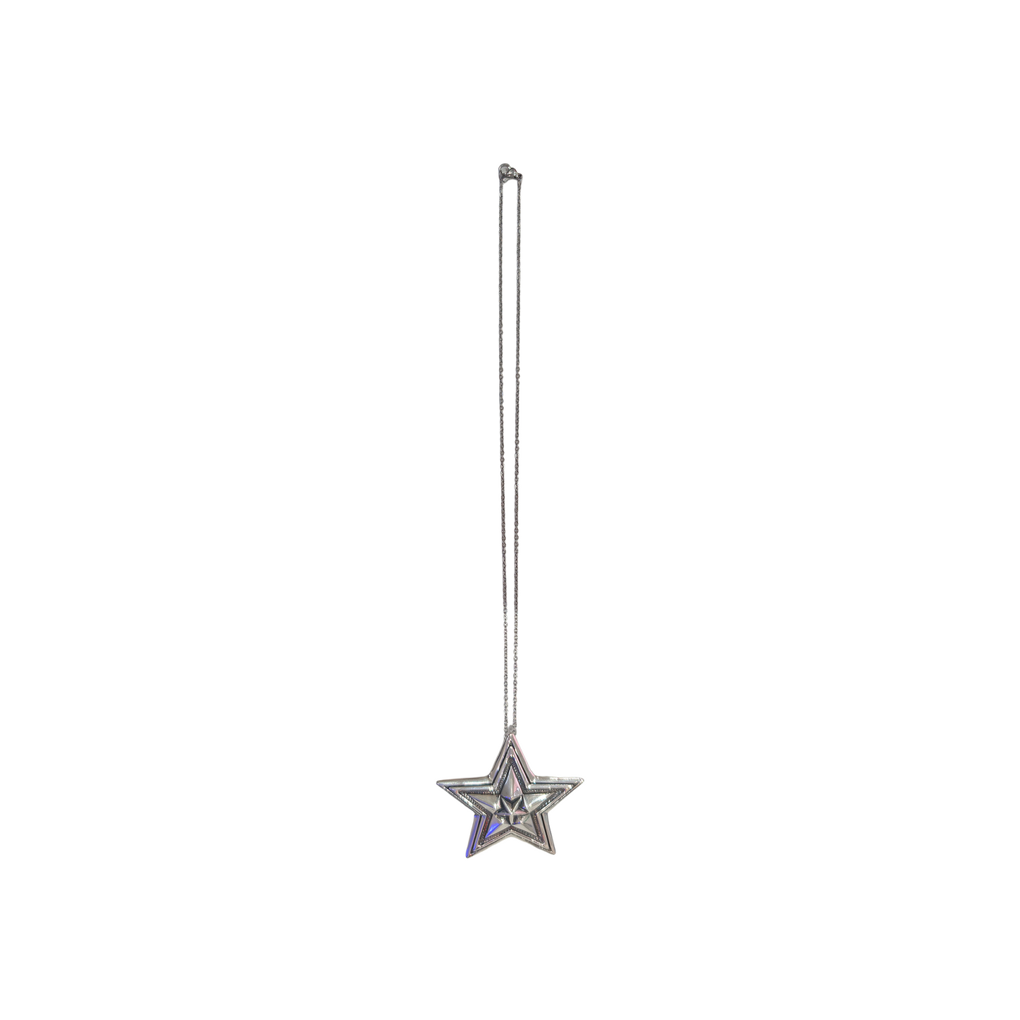 CODY SANDERSON Big Arrow Star In Star Pendant Silver (SS25)