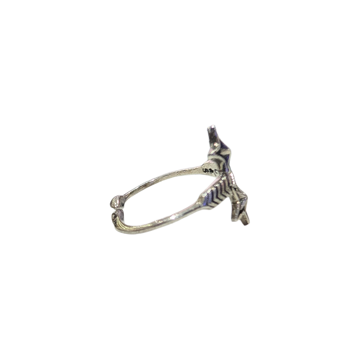 CODY SANDERSON Double Arrow Double Small Star Ring Silver (SS25)