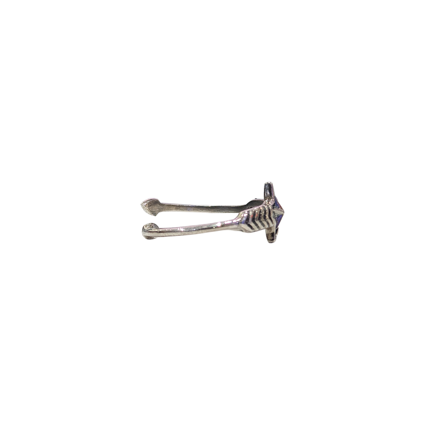CODY SANDERSON Double Arrow Small Star Ring Silver (SS25)
