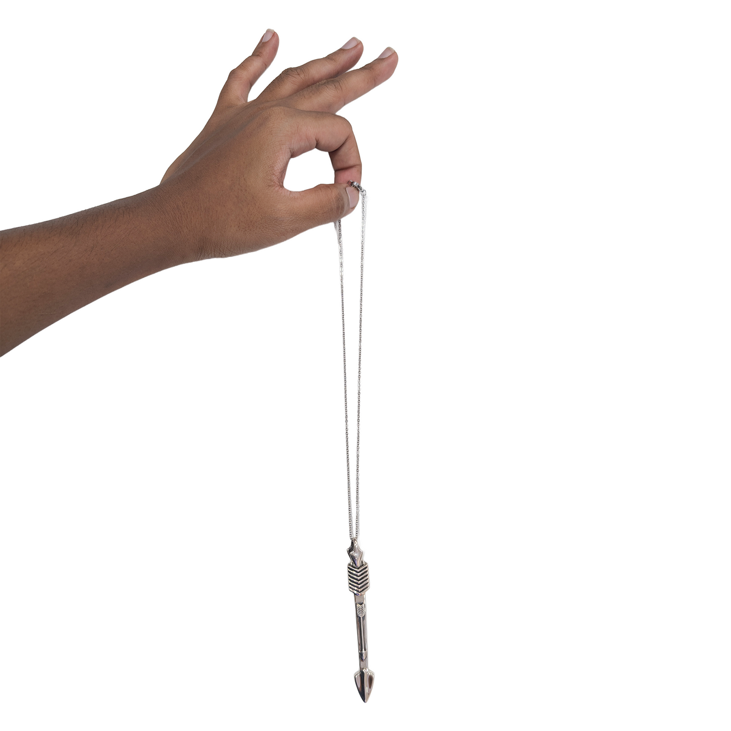 CODY SANDERSON Double Arrow W-Arrow Heal Pendant Silver (SS25)