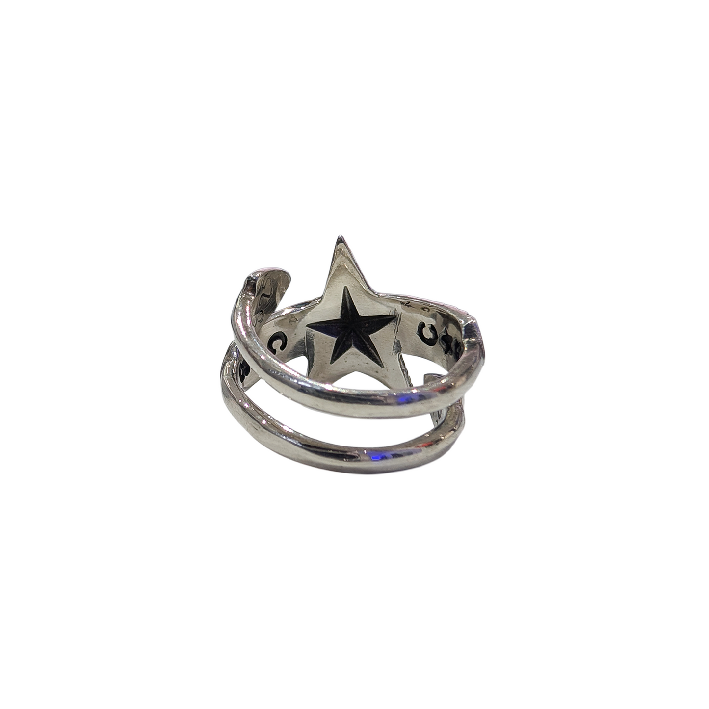 CODY SANDERSON Double Large Arrow Star Ring Silver (SS25)