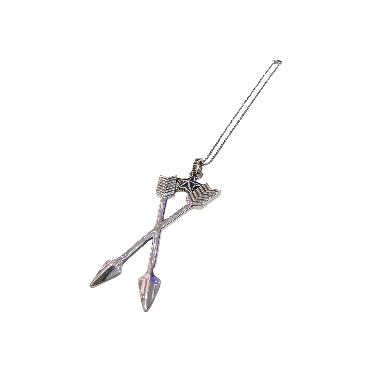 CODY SANDERSON Large Double Arrow Start Pendant Silver (SS25)