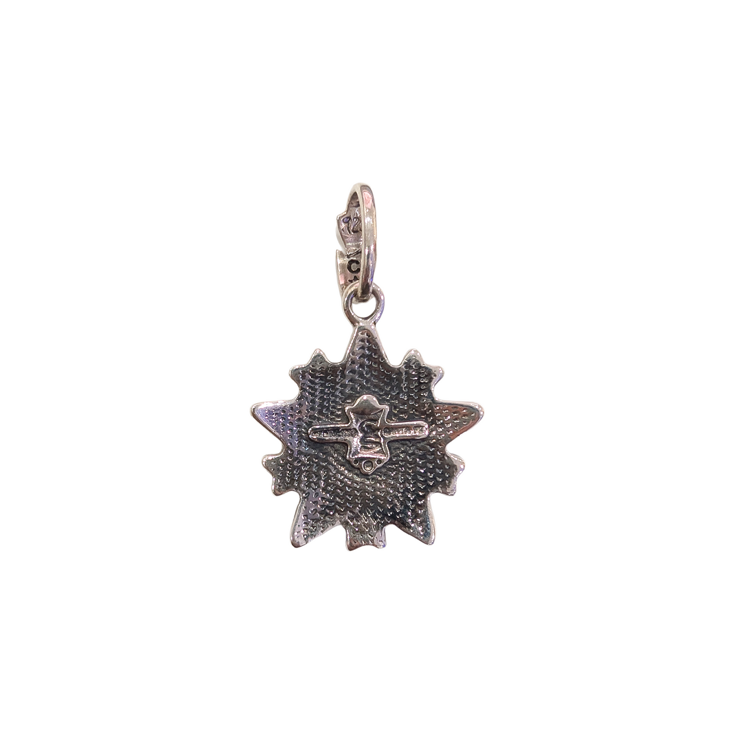CODY SANDERSON Large Sheriff Starry W-Arrow Tail Ball Pendant Silver (SS25)