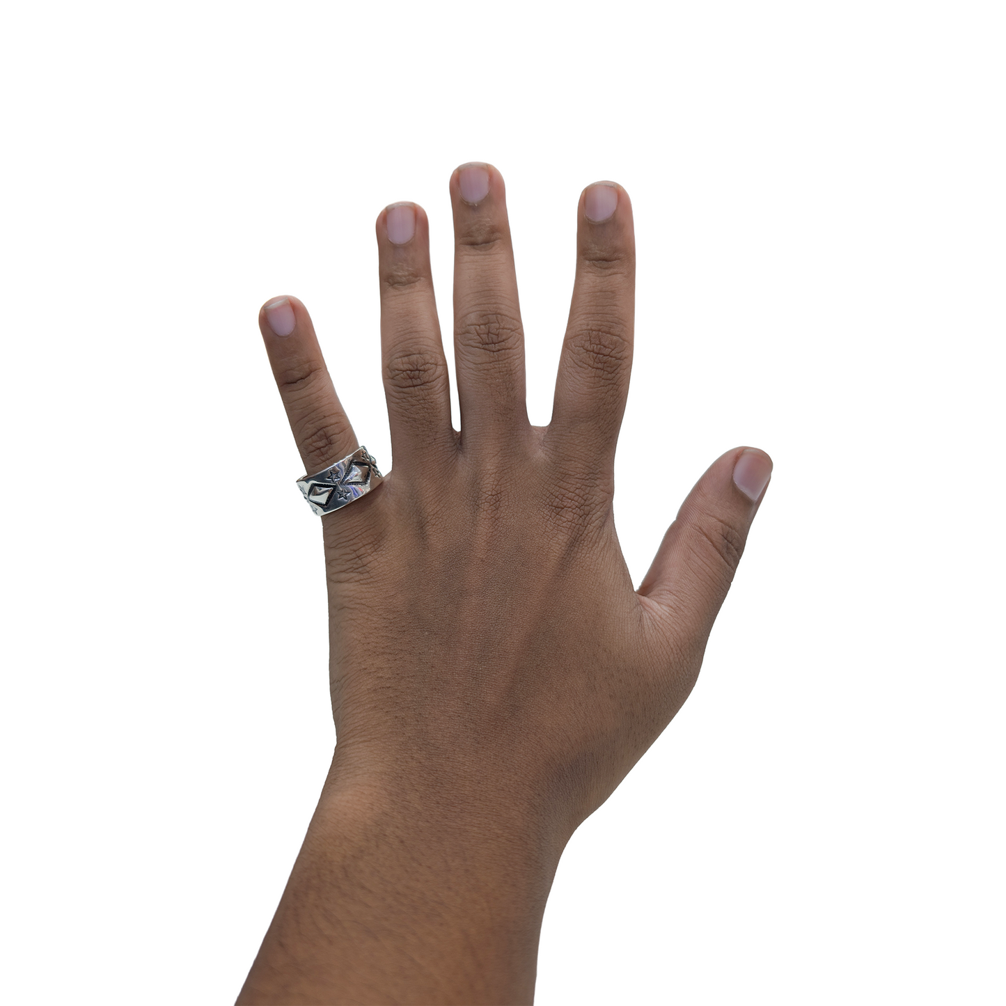 CODY SANDERSON Long Diamond Star Ring Silver (SS25)