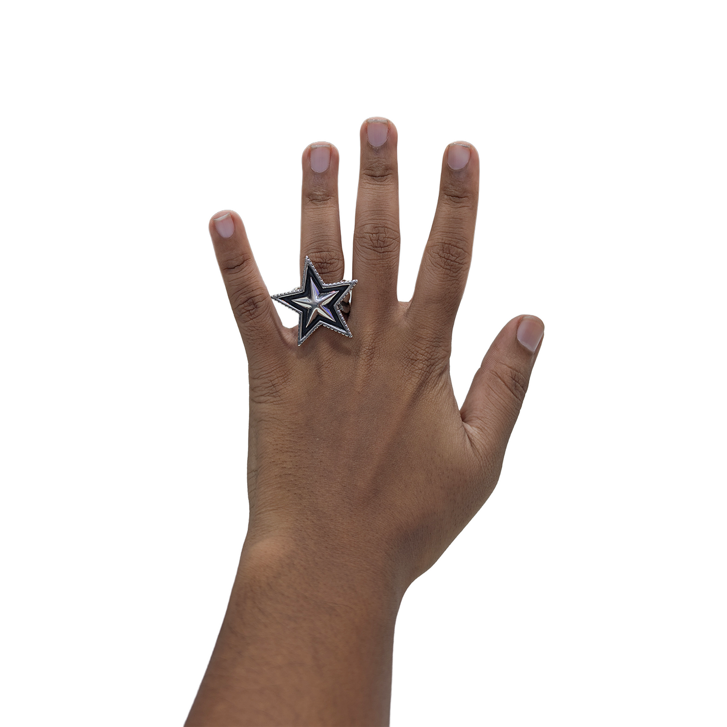 CODY SANDERSON Medium Big Star Ring Silver (SS25)