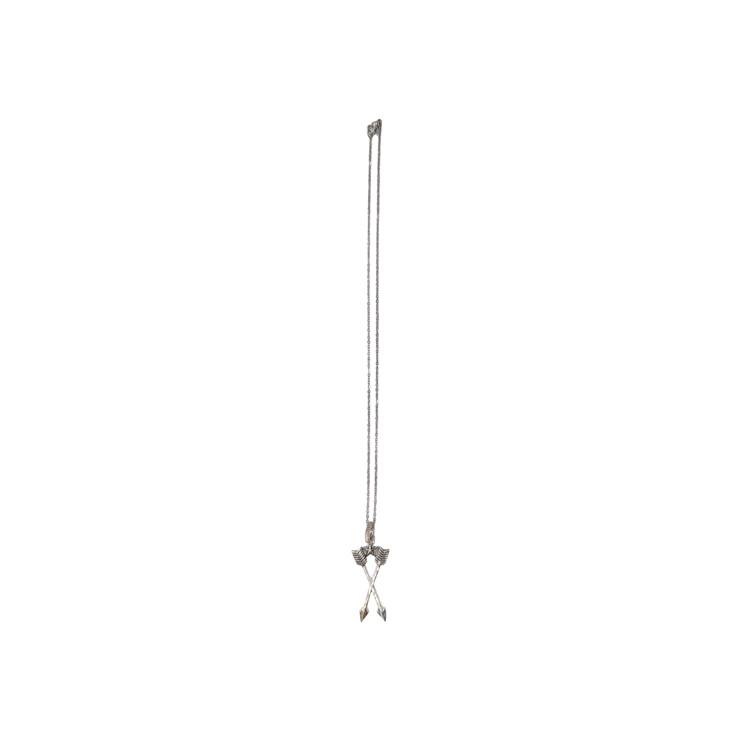 CODY SANDERSON Medium Double Arrow Start Pendant Silver (SS25)