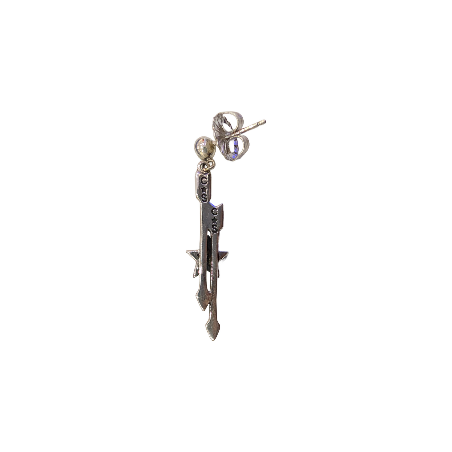 CODY SANDERSON Offset Arrows W-Star Earring Silver (SS25)