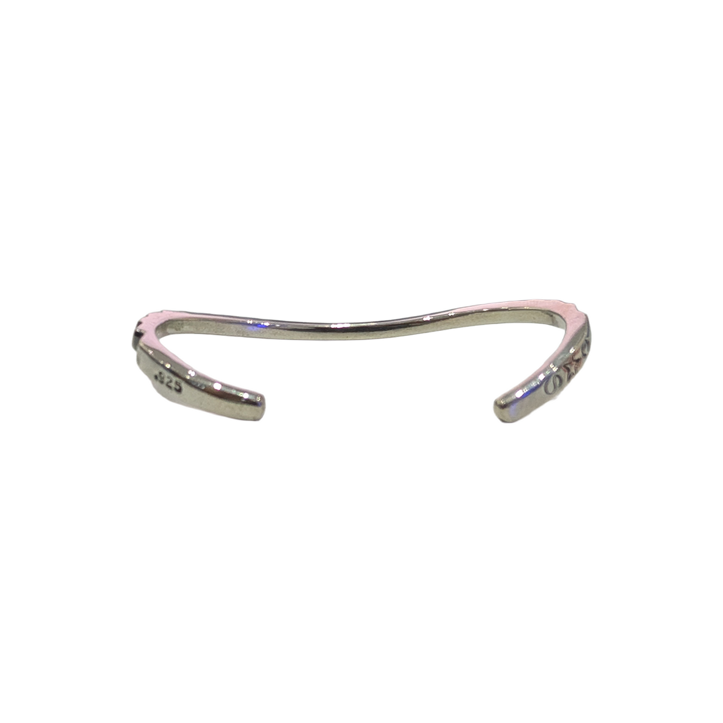 CODY SANDERSON Saw Teeth Cuff Bracelet Silver (SS25)