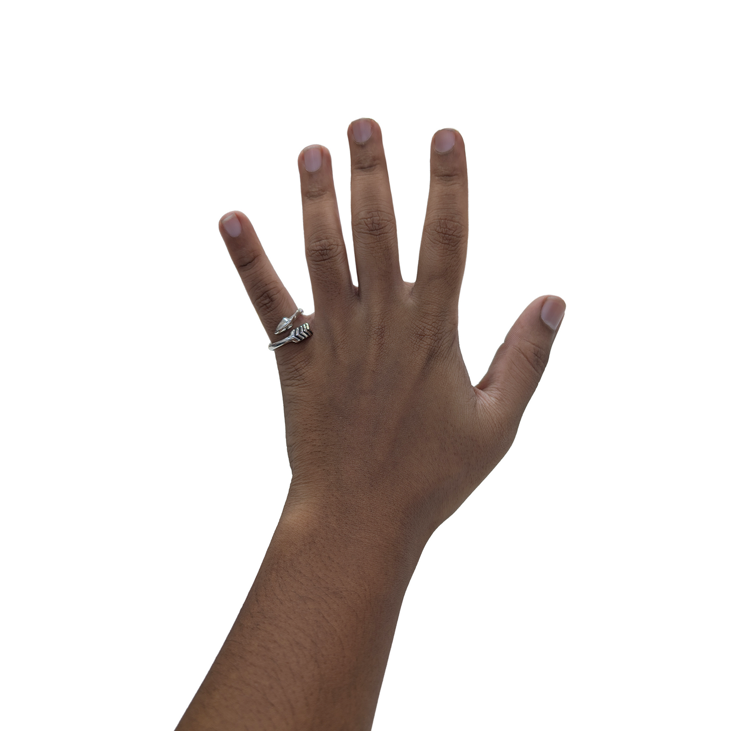 CODY SANDERSON Small Twisted Arrow Ring Silver (SS25)