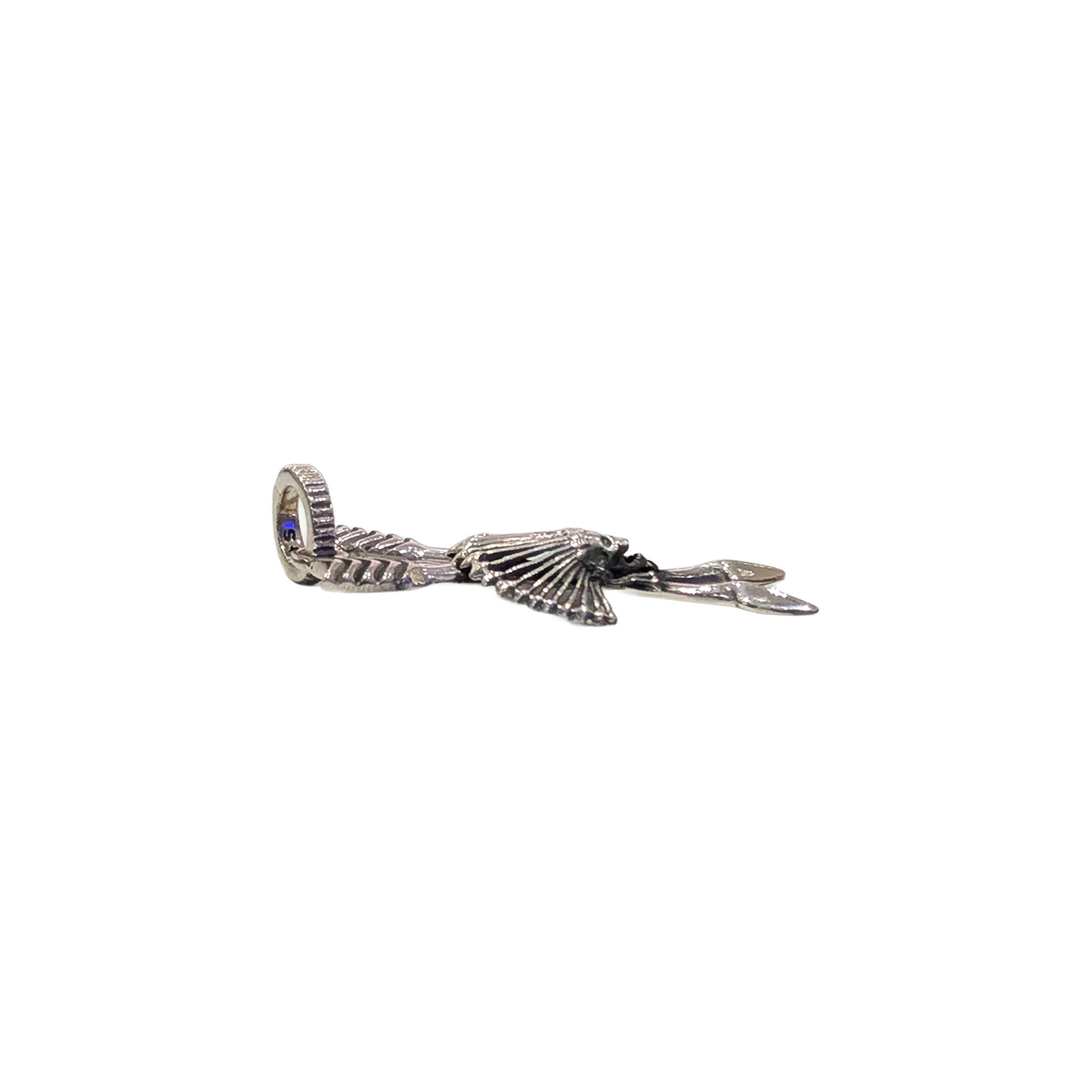 CODY SANDERSON Tiny Chief Kill Hater Crossed Arrow Pendant Silver (SS25)