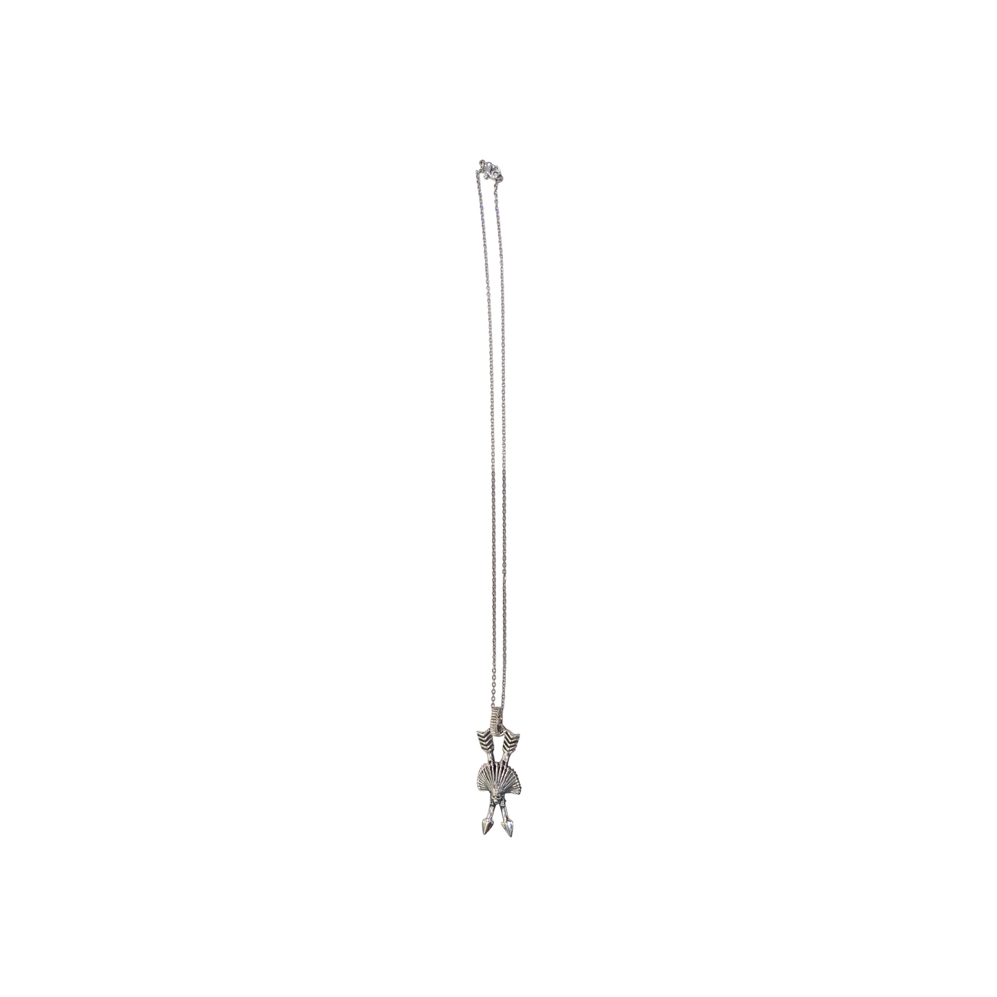CODY SANDERSON Tiny Chief Kill Hater Crossed Arrow Pendant Silver (SS25)