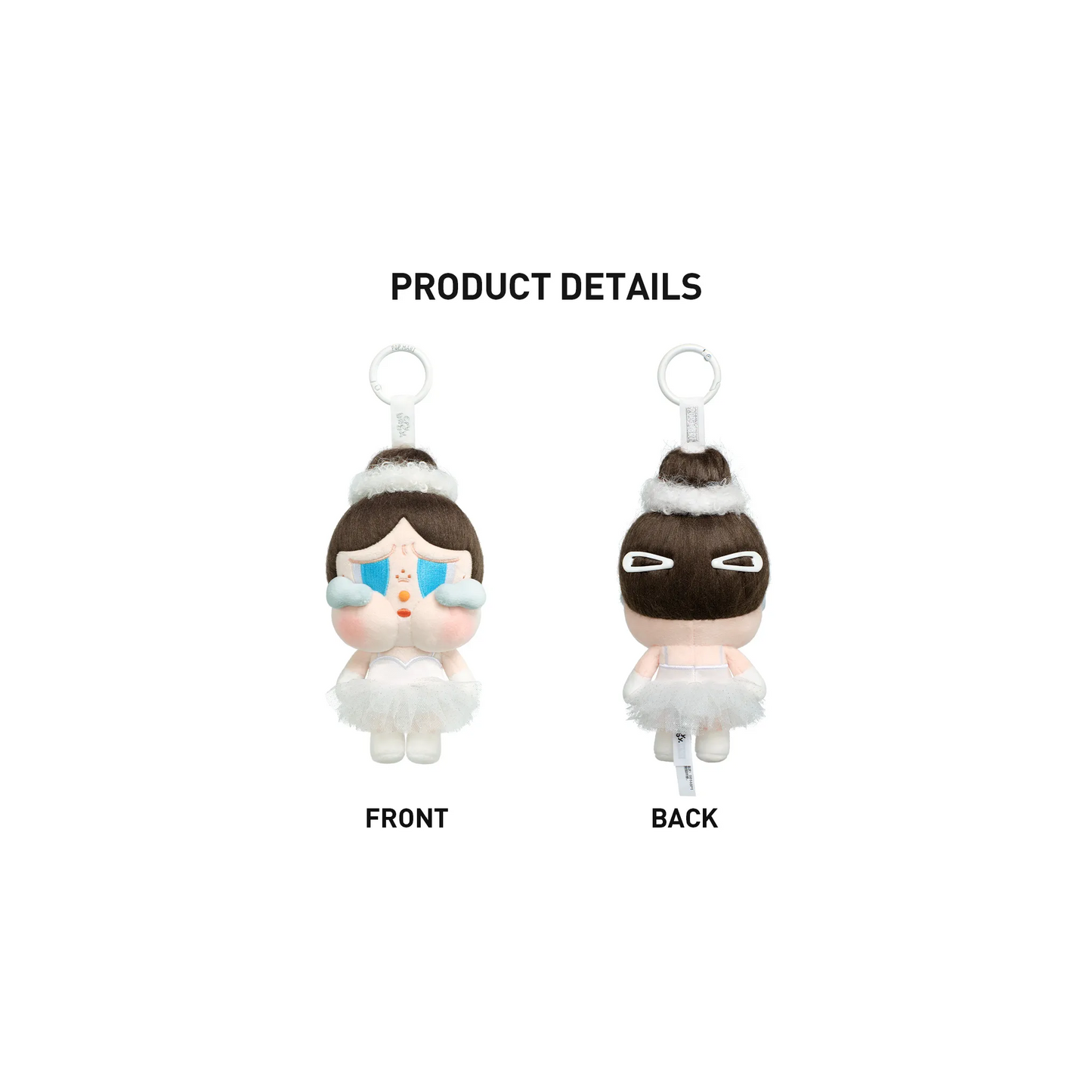 POP MART CRYBABY SHINY SHINY SERIES - Plush Pedant Keychain Blister Pack