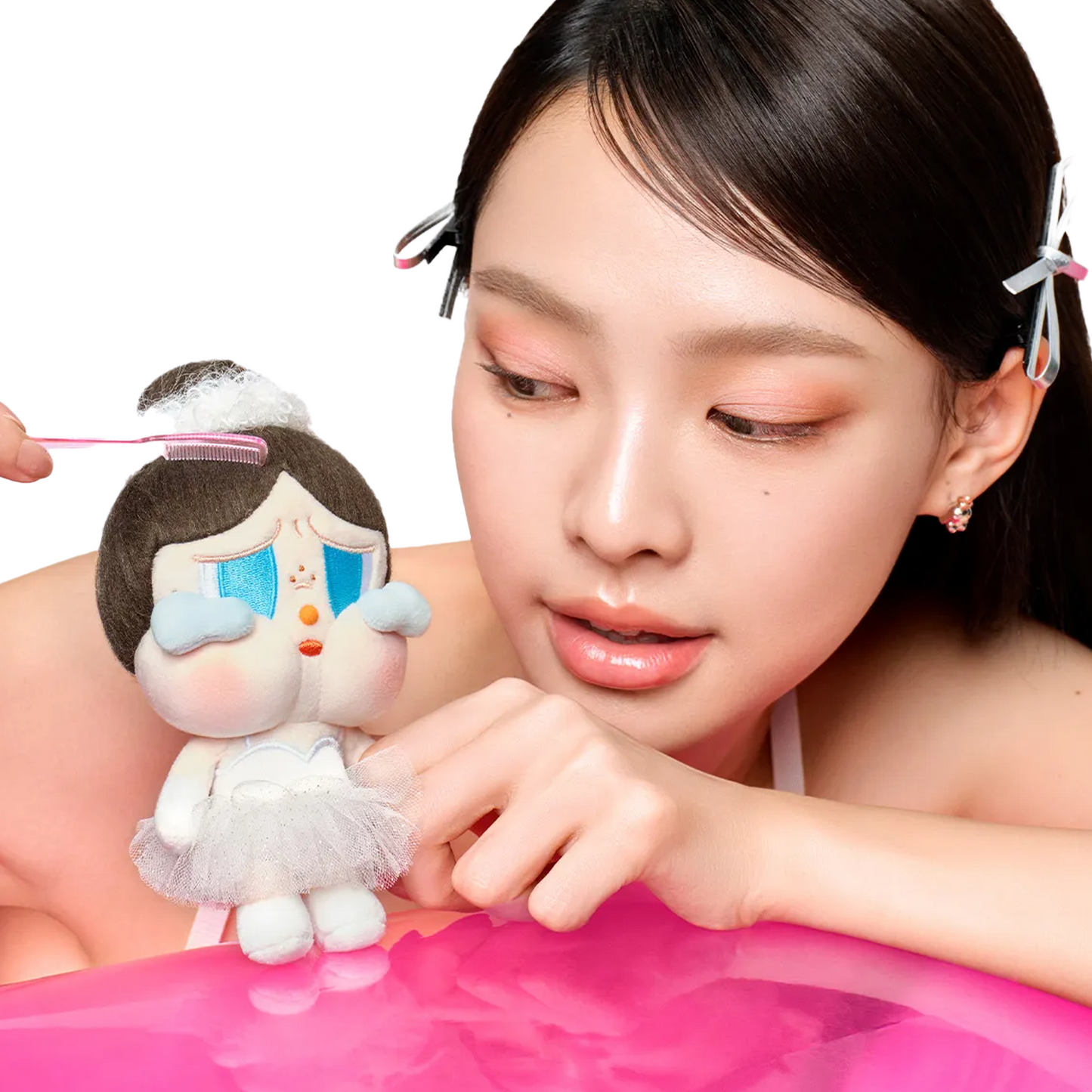 POP MART CRYBABY SHINY SHINY SERIES - Plush Pedant Keychain Blister Pack