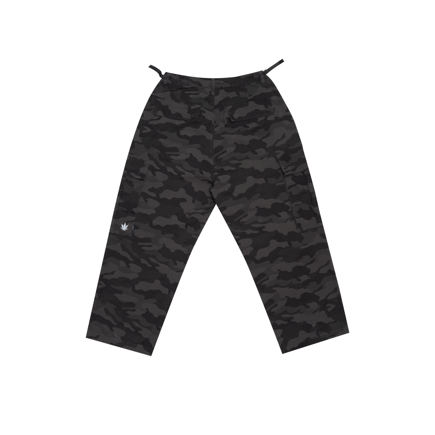 Stoned & Co ® FORCE : Camo Cargo Pants Black (SS25)
