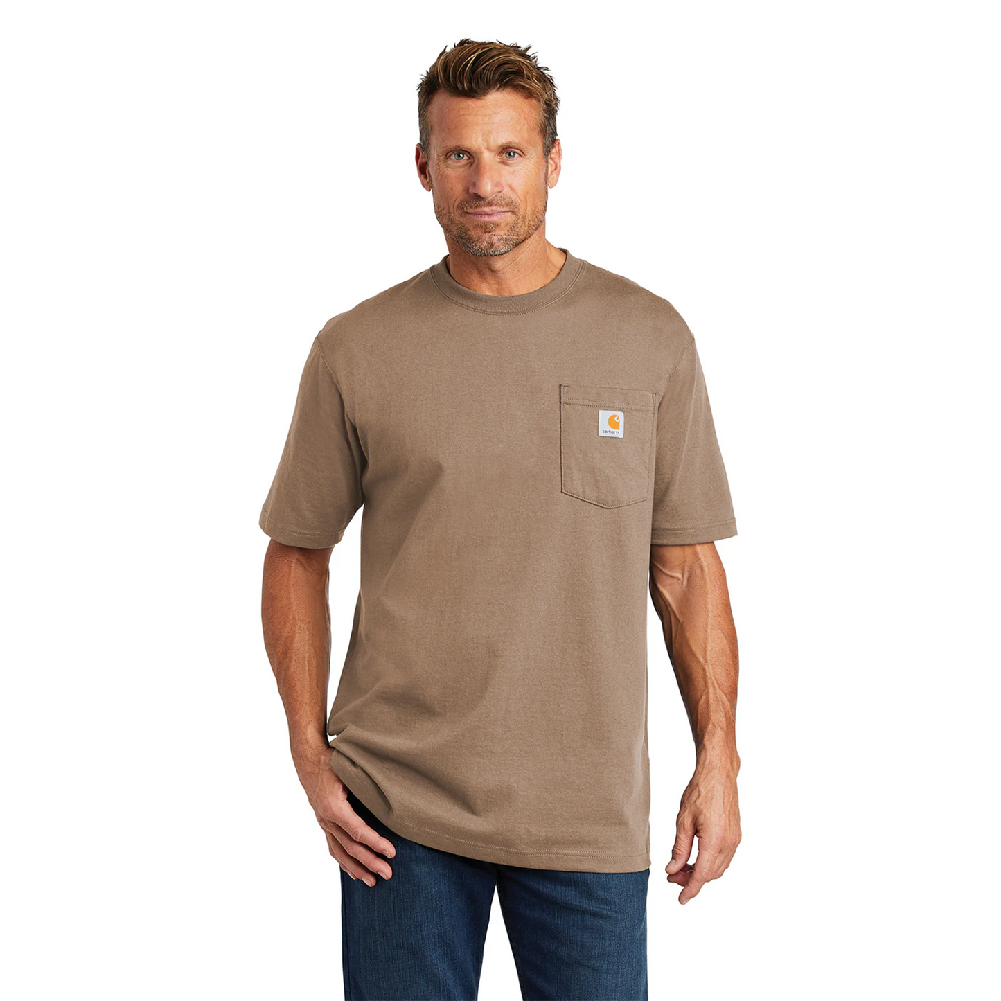 Carhartt Heavyweight K87 Pocket Tee Desert