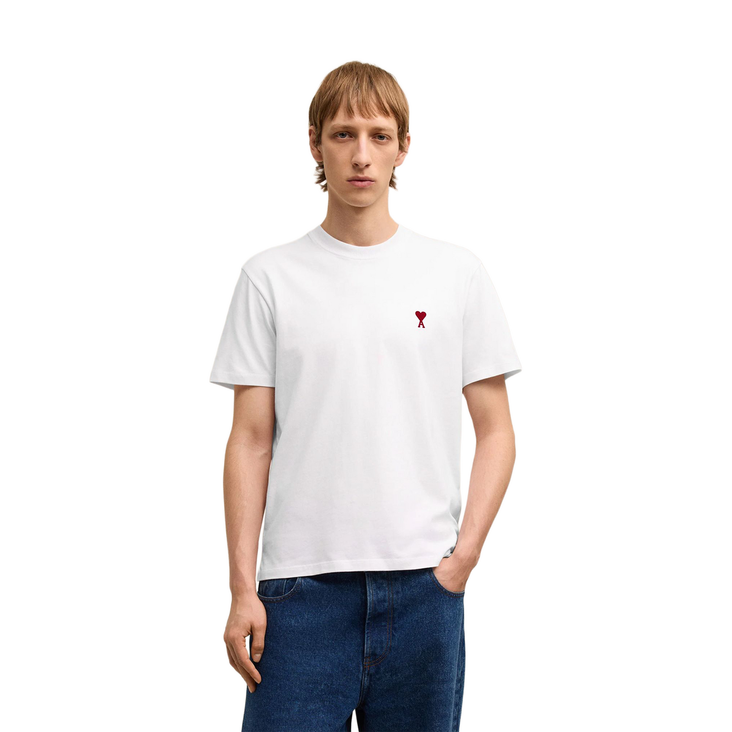 AMI PARIS Tonal De Coeur Tee Blanc (SS23)