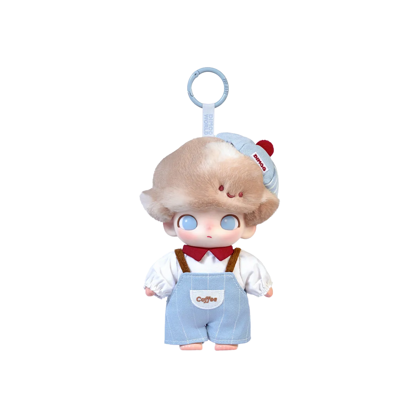 POP MART DIMOO Crush on Coffee Series - Vinyl Plush Blister Pack Keychain