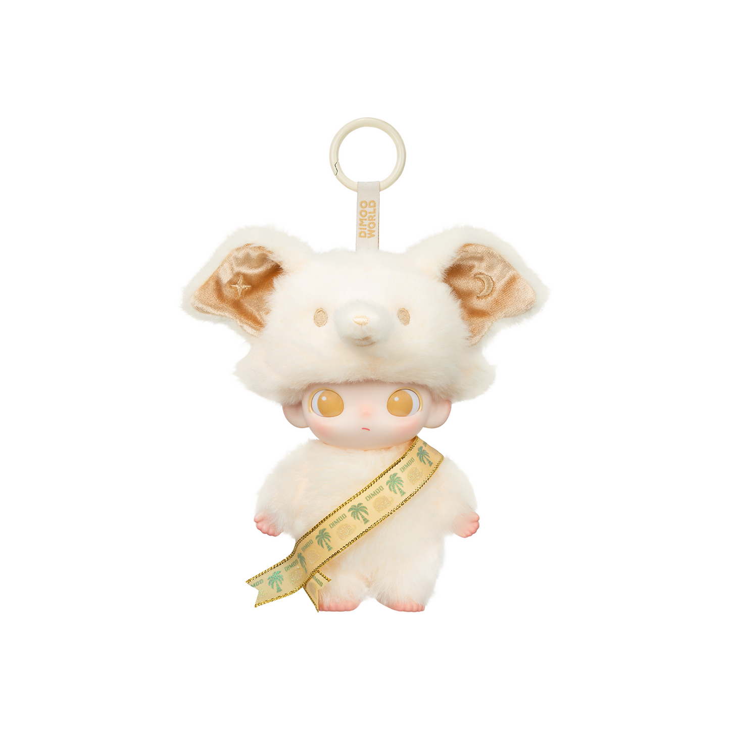 POP MART DIMOO ELEPHANT IN MOONLIGHT - Vinyl Plush Blister Pack Thailand Exclusive Keychain