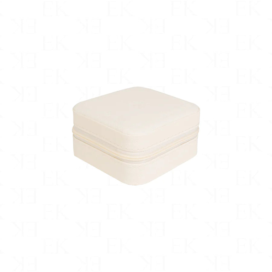 EK Collection Mini Jewelry Box White