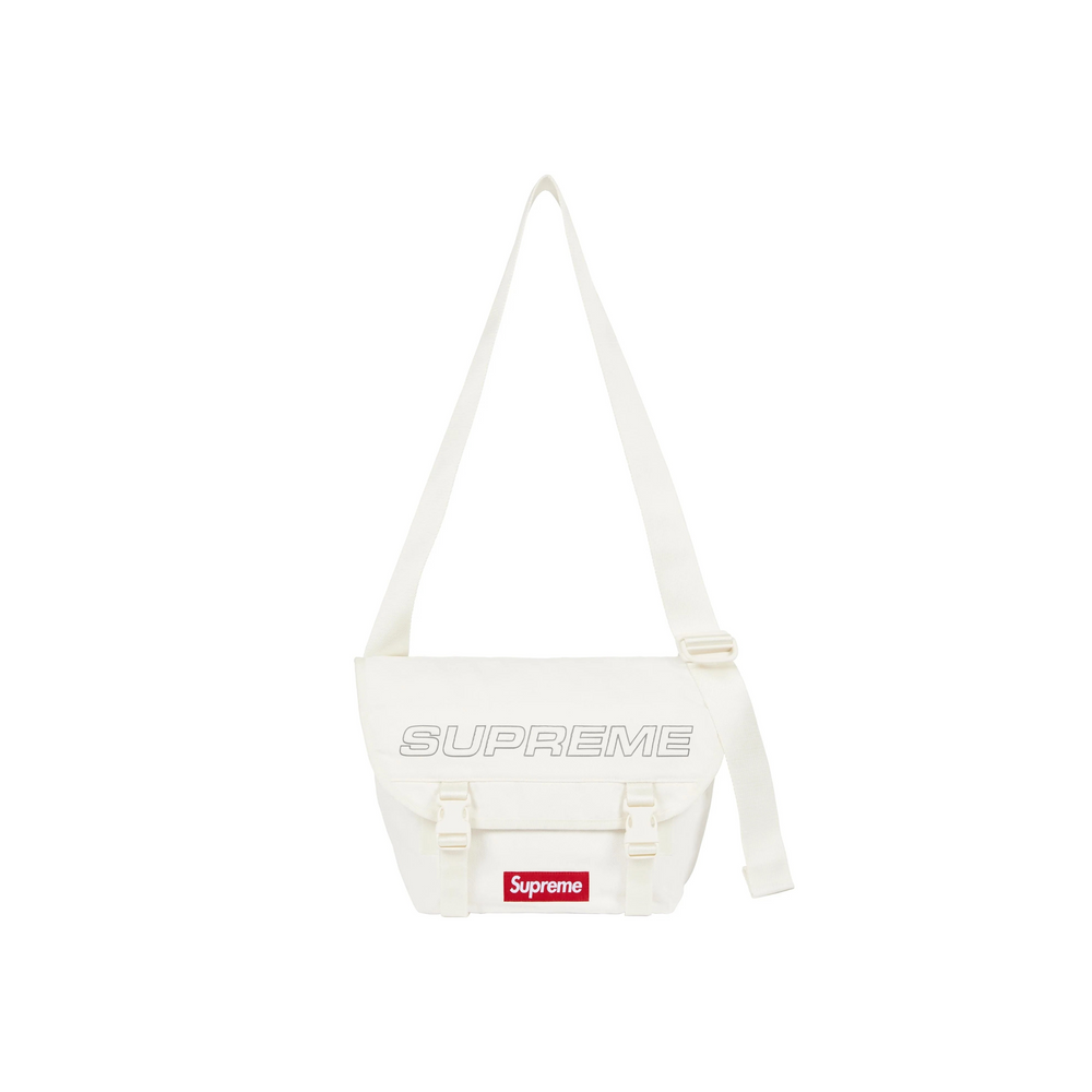 Supreme Denim Messenger Bag White (FW25)