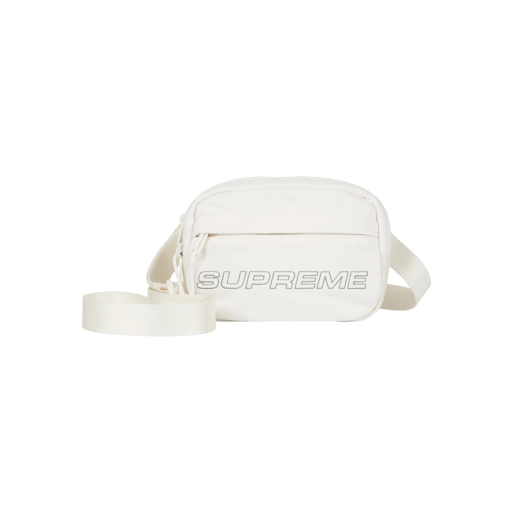 Supreme Denim Mini Shoulder Bag White (FW25)