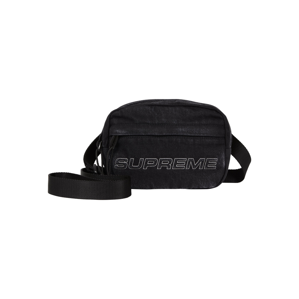 Supreme Denim Mini Shoulder Bag Black (FW25)
