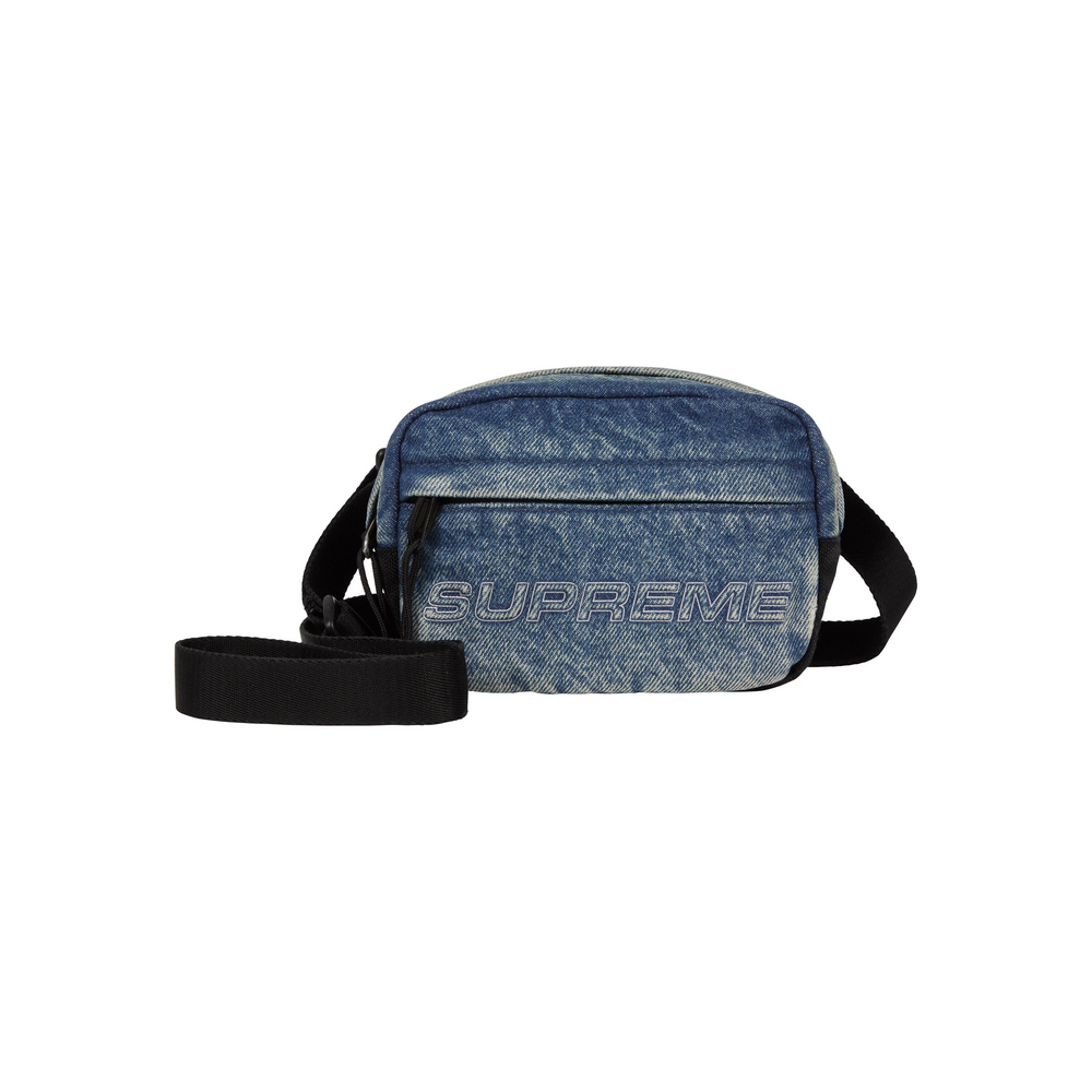 Supreme Denim Mini Shoulder Bag Washed Indigo (FW25)