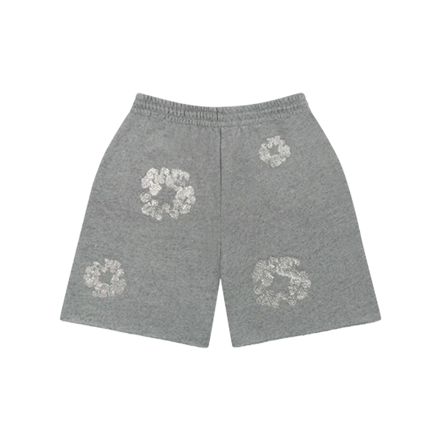 Denim Tears Cashmere SWAROVSKI Cotton Wreath Shorts Grey (FW24)