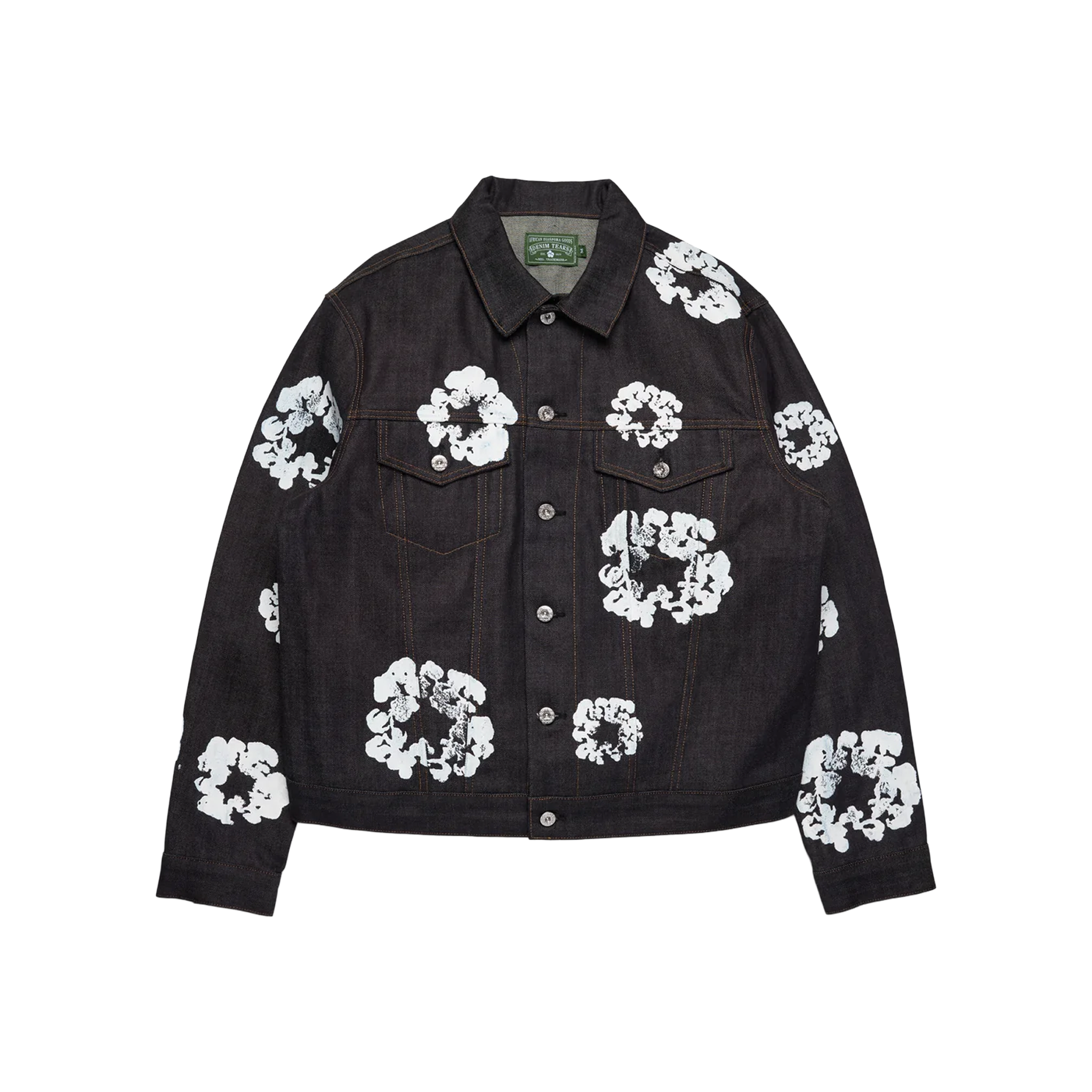 Denim Tears Cotton Wreath Denim Jacket Selvedge (FW25) – STEALPLUG KL