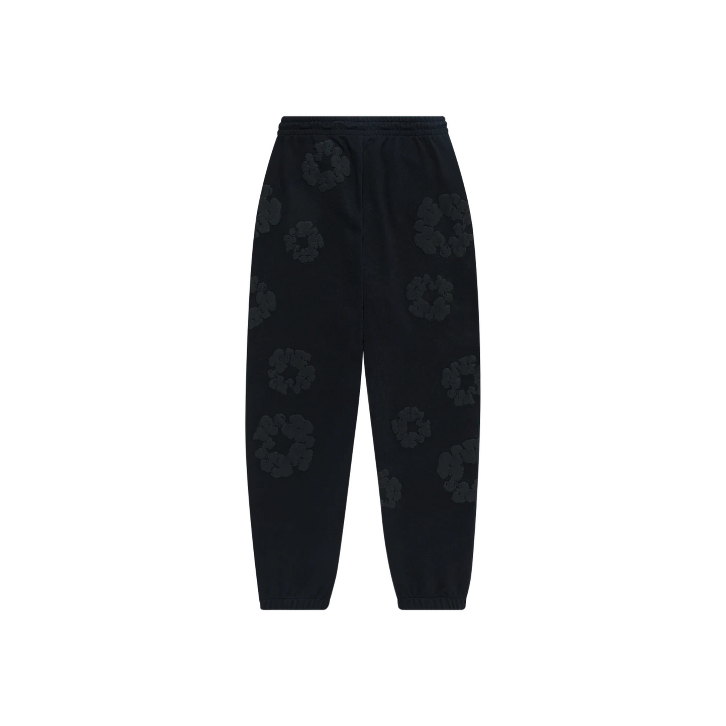 Denim Tears Cotton Wreath Sweatpants Black Monochrome (SS24)