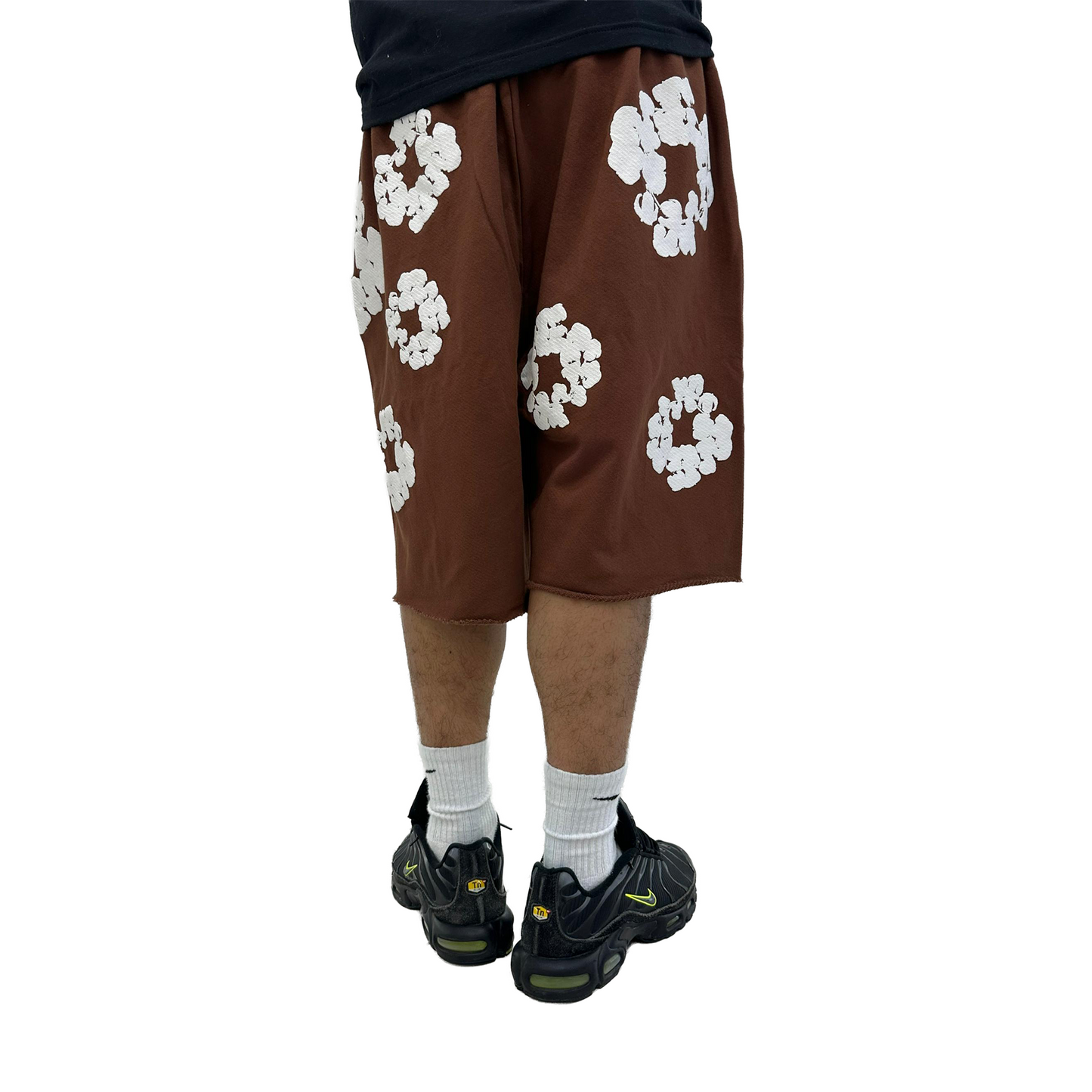 Denim Tears The Cotton Wreath Shorts Brown (FW23)