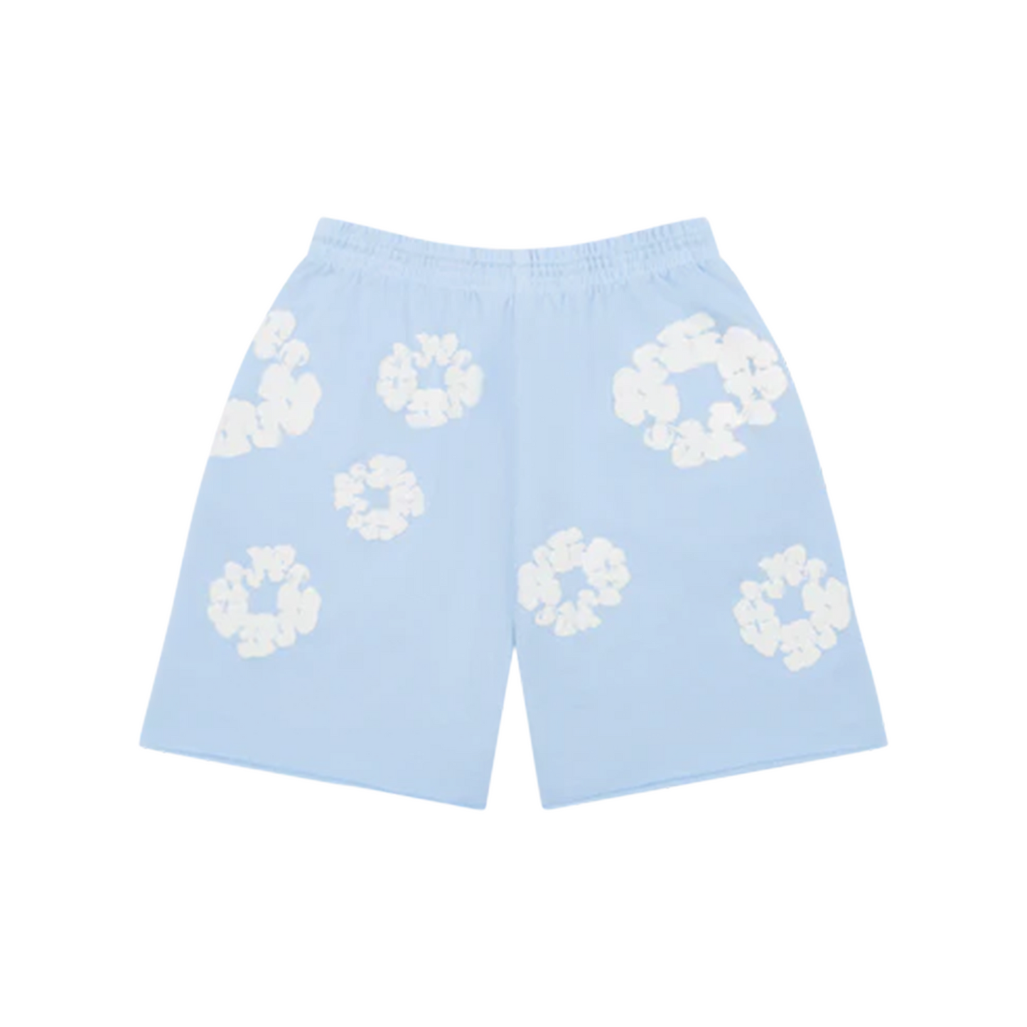 Denim Tears The Cotton Wreath Shorts Powder Blue (FW24)