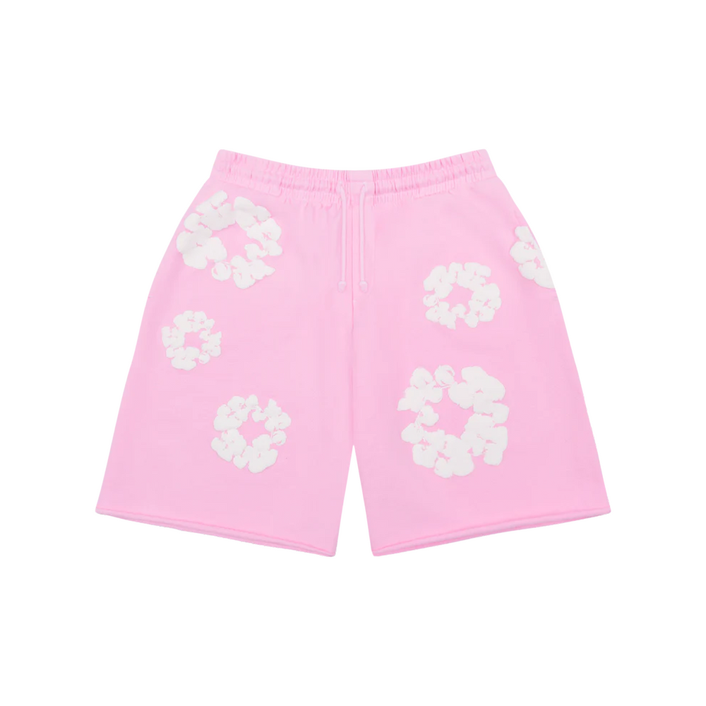 Denim Tears The Cotton Wreath Shorts Powder Pink (FW24)