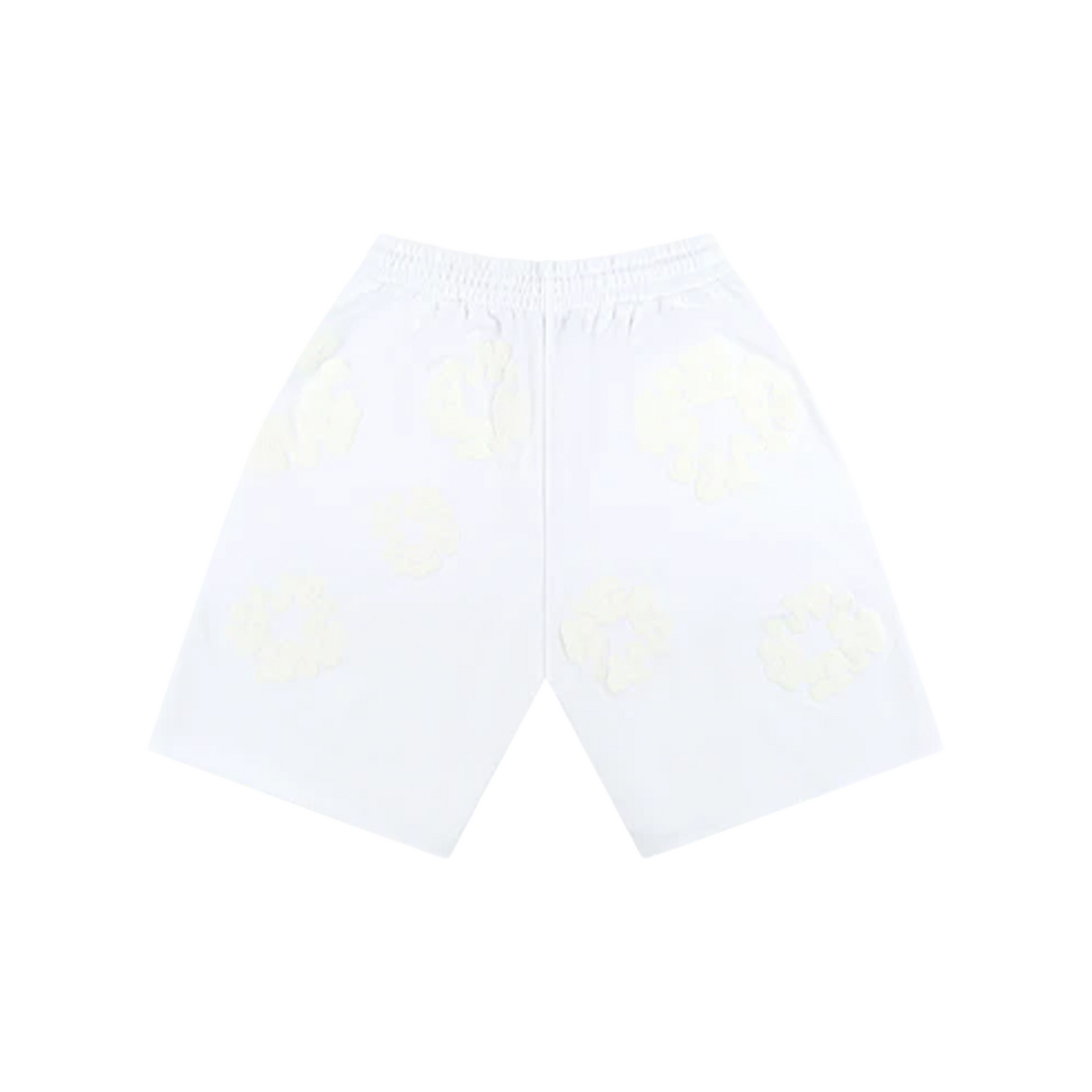 Denim Tears The Cotton Wreath Shorts White Monochrome (SS24)