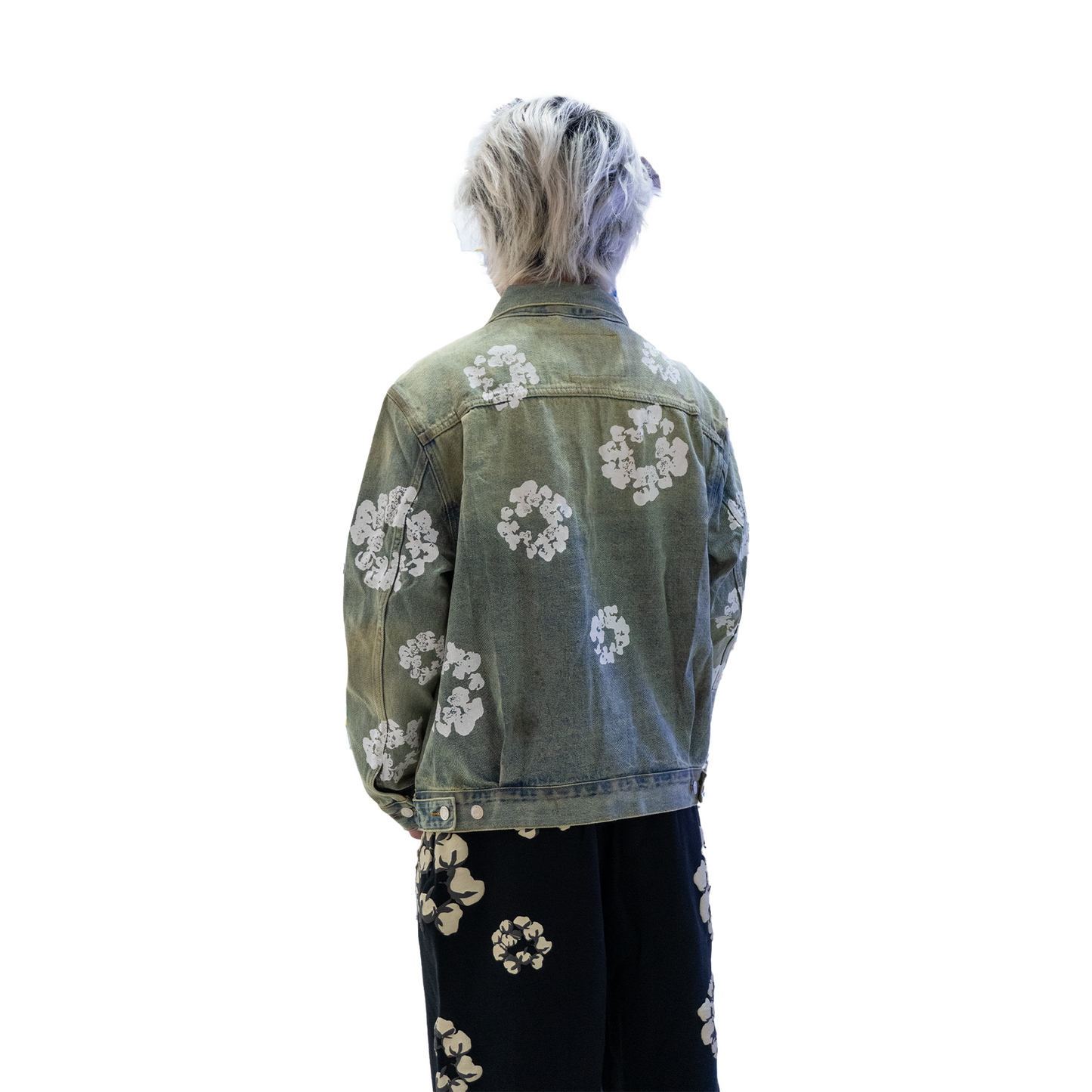 Denim Tears x LEVI'S Dirty Wash Wreath Type-2 Jacket Light Wash (SS24)
