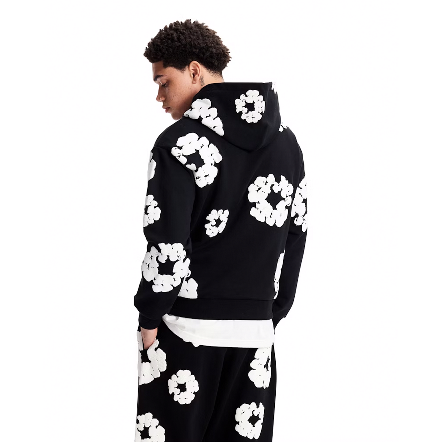 Denim Tears The Cotton Wreath Hoodie Black (FW23)